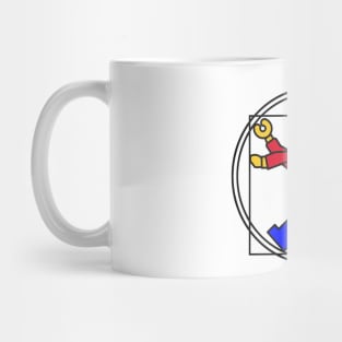 Lego Man Vitruvius Mug